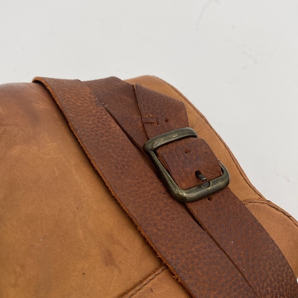 Clarks Tan and Brown Ankle Booties women 7M leather casual office retro Y2K - Picture 10 of 14